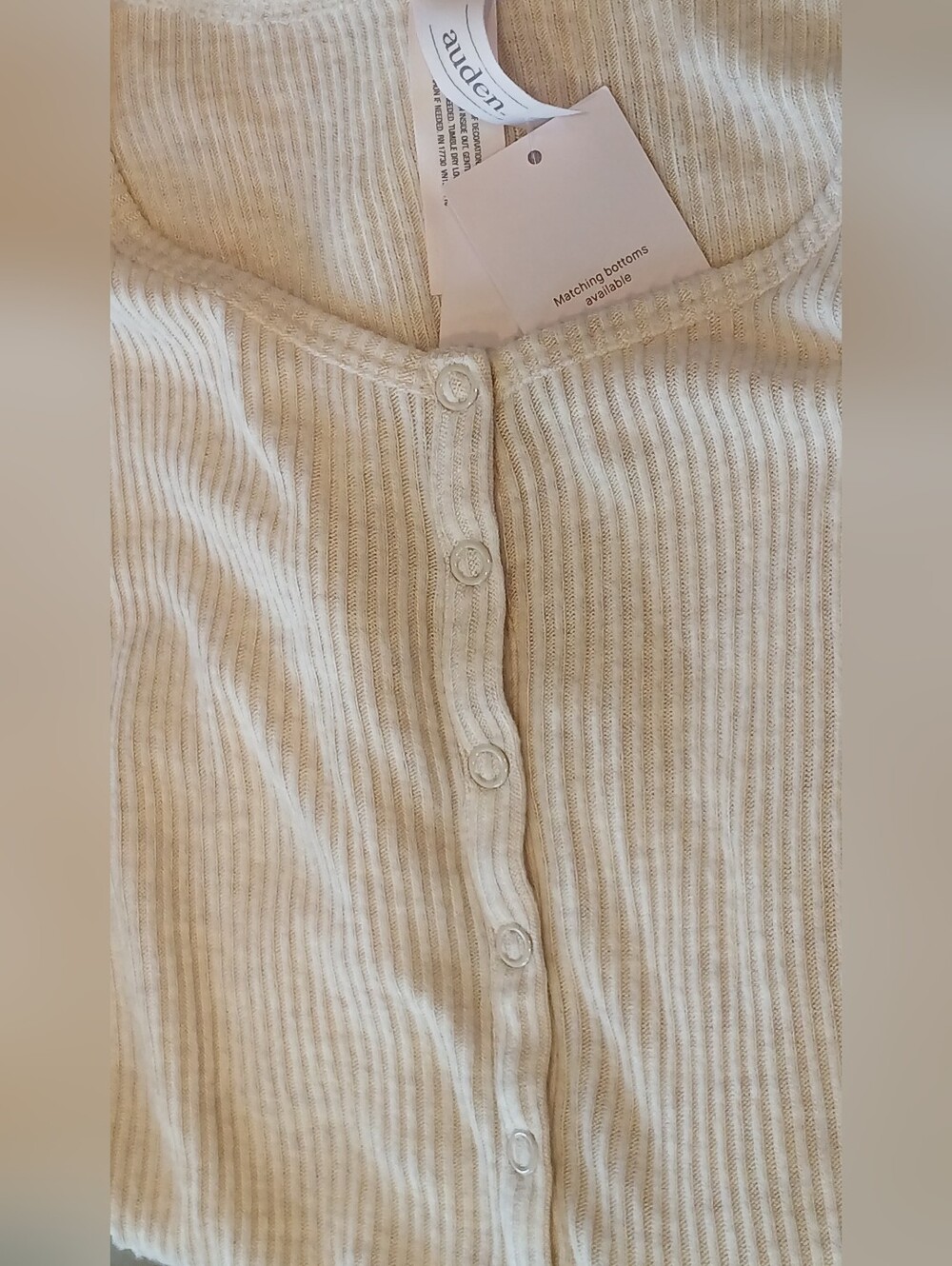 ⚕️Auden Ribbed Button-Front Henley - Picture 9 of 9